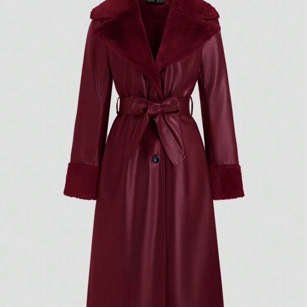 Leather Jacket Burgundy